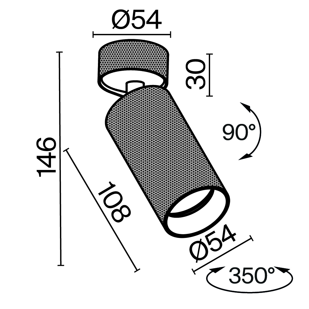 C082CL-01-GU10-W_blueprint_standard