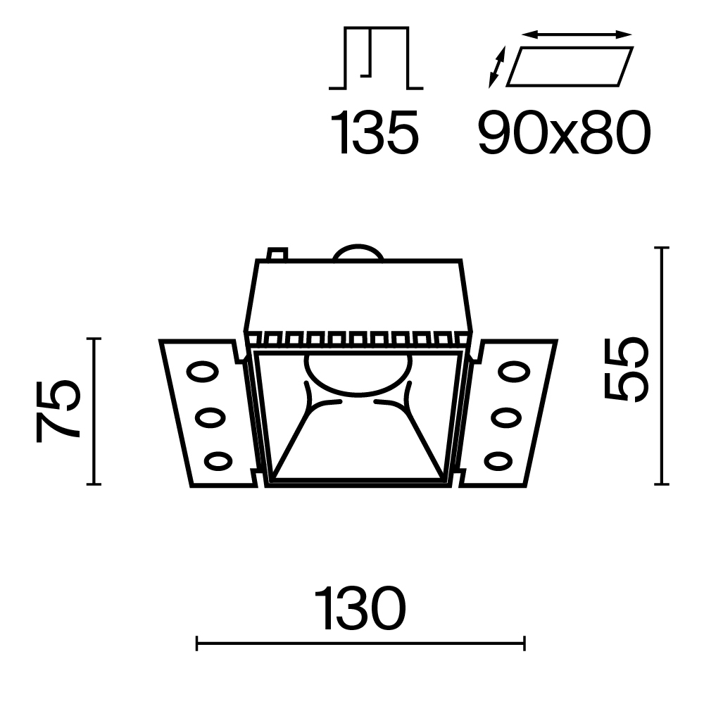 DL051-01-GU10-SQ-W_blueprint_standard